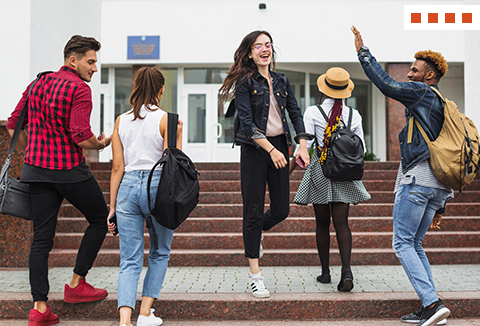 Students of Ghana performed their traditional dance during the
                                        procession - SRDU